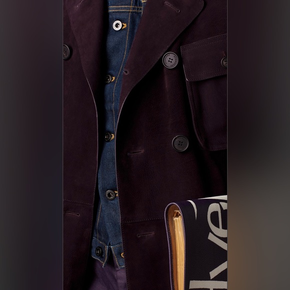 Burberry Prorsum nubuck leather trench - Picture 5 of 10